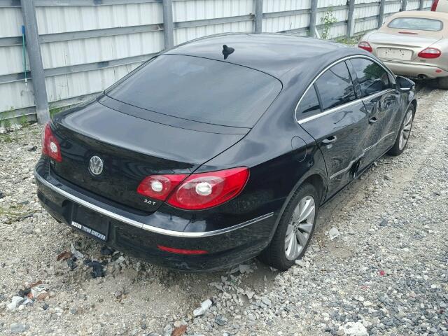 WVWMN7ANXAE552549 - 2010 VOLKSWAGEN CC SPORT BLACK photo 4