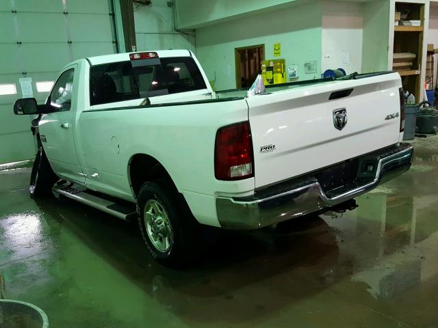 3C6LD5BTXCG301937 - 2012 DODGE RAM 2500 S WHITE photo 3