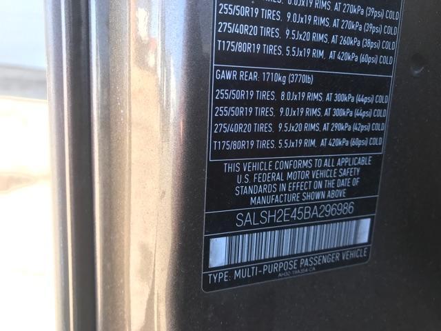 SALSH2E45BA296986 - 2011 LAND ROVER RANGE ROVE GOLD photo 9