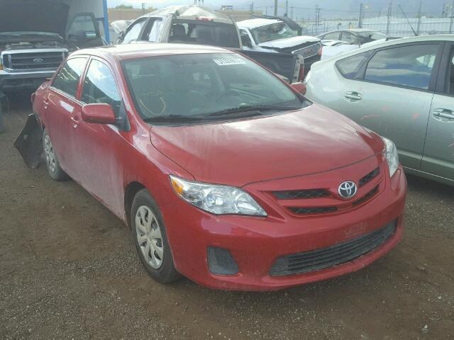 2T1BU4EE8DC101694 - 2013 TOYOTA COROLLA BA RED photo 1