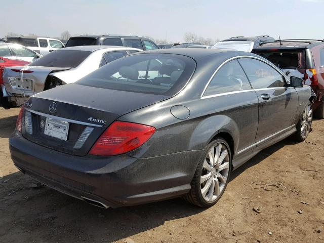 WDDEJ9EB3DA030889 - 2013 MERCEDES-BENZ CL 550 4MA BLACK photo 4