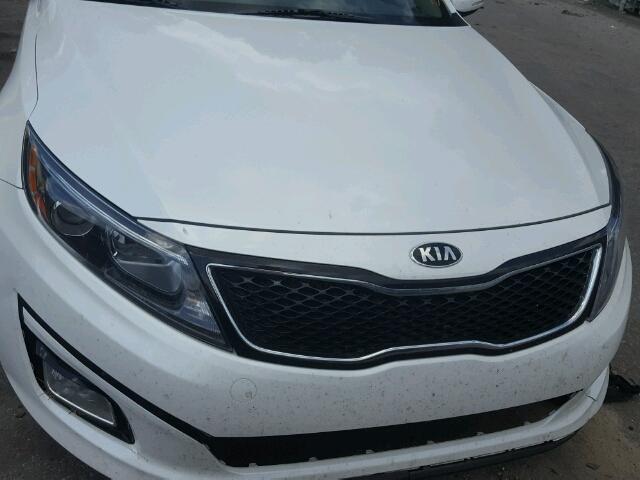 KNAGM4A74F5639187 - 2015 KIA OPTIMA LX WHITE photo 7