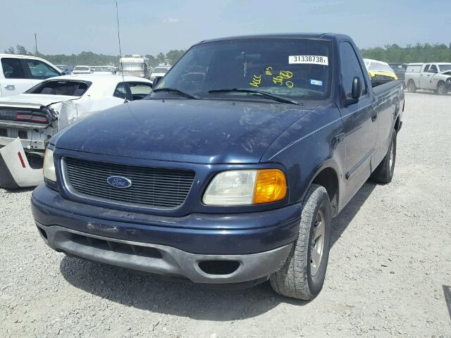 2FTRF17244CA02819 - 2004 FORD F-150 HERI BLUE photo 2