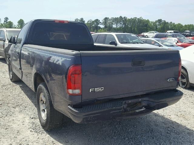 2FTRF17244CA02819 - 2004 FORD F-150 HERI BLUE photo 3