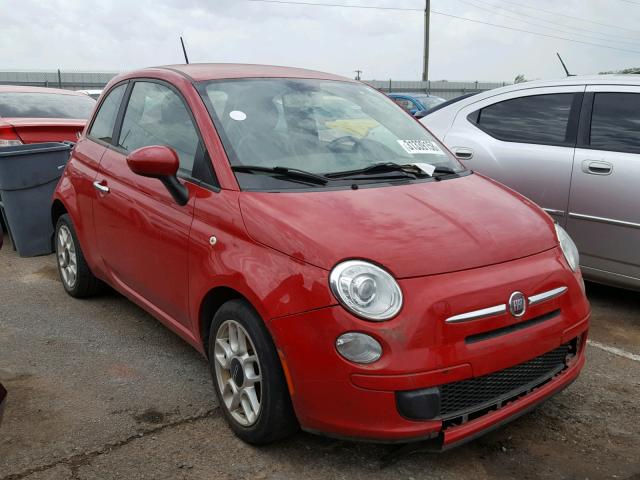 3C3CFFARXCT291050 - 2012 FIAT 500 POP RED photo 1