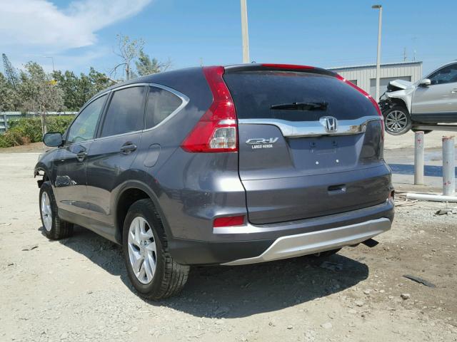 3CZRM3H52GG716170 - 2016 HONDA CR-V EX CHARCOAL photo 3