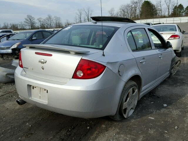 1G1AM55B367668173 - 2006 CHEVROLET COBALT SS SILVER photo 4