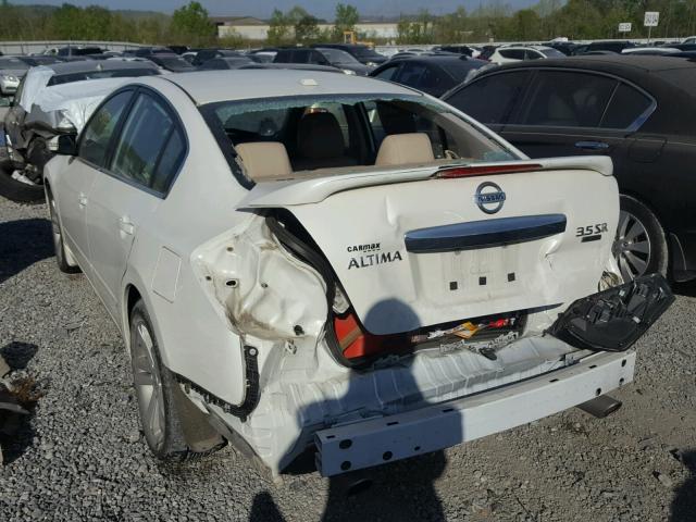 1N4BL2APXCC151105 - 2012 NISSAN ALTIMA SR WHITE photo 3