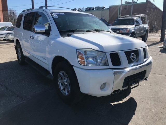 5N1AA08B34N711400 - 2004 NISSAN ARMADA SE WHITE photo 10