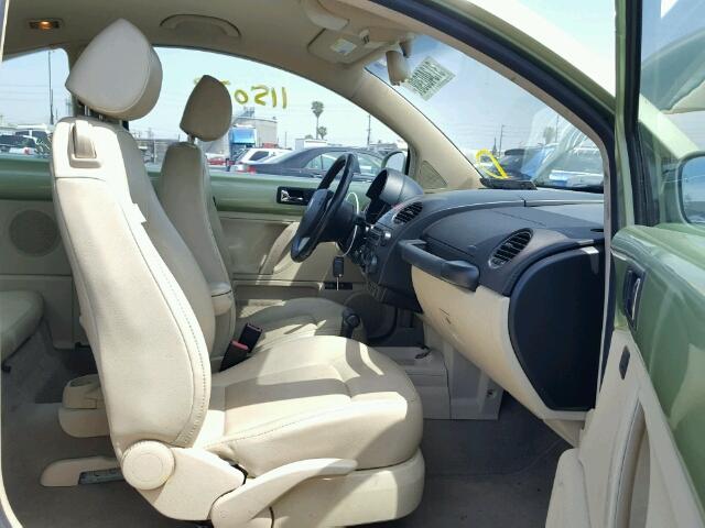 3VWPG31CX9M514806 - 2009 VOLKSWAGEN NEW BEETLE Yaşıl foto 5