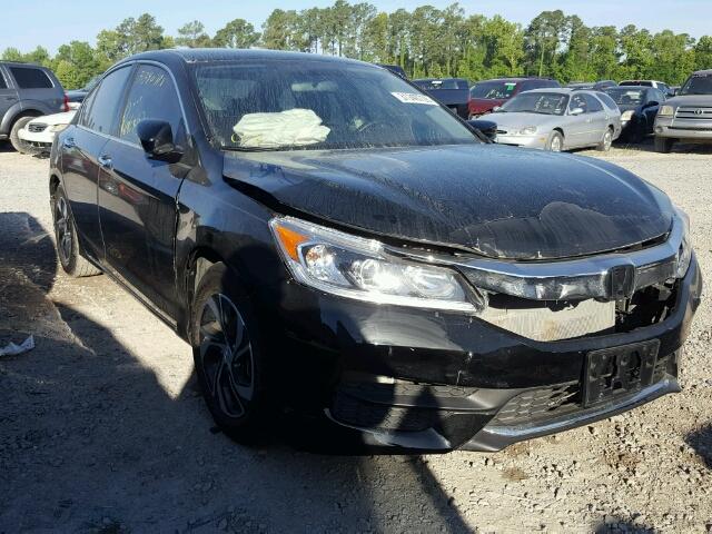 1HGCR2F36HA165185 - 2017 HONDA ACCORD LX BLACK photo 1