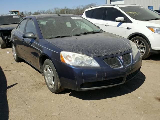 1G2ZF57B784108330 - 2008 PONTIAC G6 VALUE L BLUE photo 1