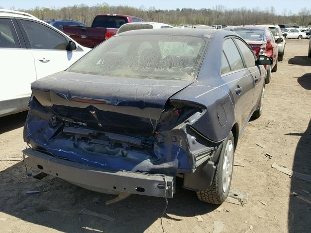 1G2ZF57B784108330 - 2008 PONTIAC G6 VALUE L BLUE photo 4