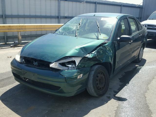 1FAFP33P21W151796 - 2001 FORD FOCUS LX GREEN photo 2