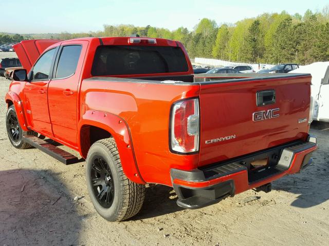 1GTG6BE36F1210603 - 2015 GMC CANYON SLE RED photo 3