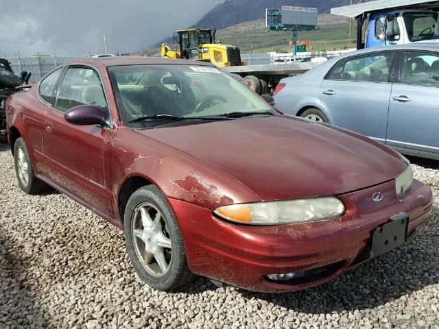 1G3NL12F23C266787 - 2003 OLDSMOBILE ALERO GL MAROON photo 1