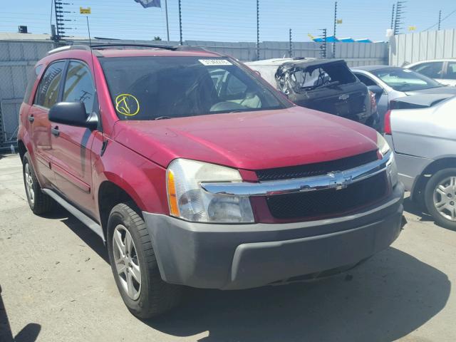 2CNDL13F756105336 - 2005 CHEVROLET EQUINOX LS RED photo 1