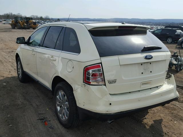 2FMDK49C58BB25405 - 2008 FORD EDGE LIMIT WHITE photo 3