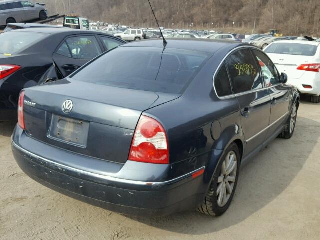 WVWPD63B93P058428 - 2003 VOLKSWAGEN PASSAT GLS GRAY photo 4