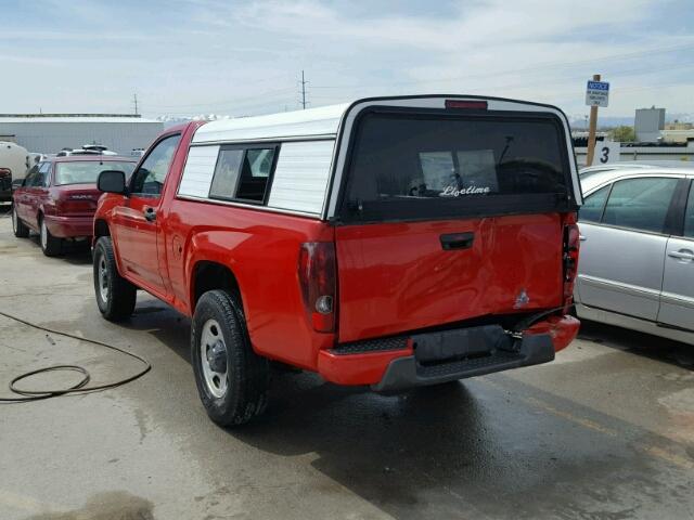 1GCHTBDE8A8122040 - 2010 CHEVROLET COLORADO RED photo 3