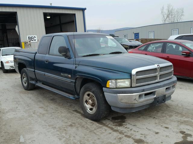 3B7HC12YXWG130553 - 1998 DODGE RAM 1500 GREEN photo 1