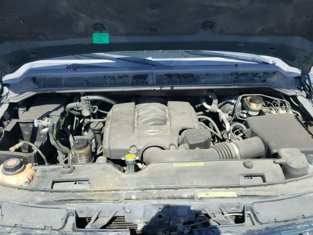 5N1AA08B94N711742 - 2004 NISSAN ARMADA SE GREEN photo 7