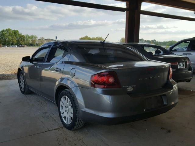 1B3BD4FB3BN564312 - 2011 DODGE AVENGER EX GRAY photo 3