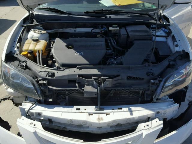 JM1BK324571683368 - 2007 MAZDA 3 S WHITE photo 7