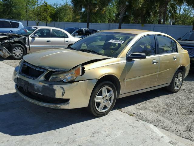 1G8AJ55F06Z143850 - 2006 SATURN ION LEVEL GOLD photo 2