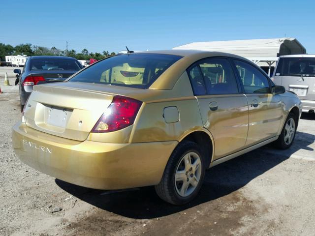 1G8AJ55F06Z143850 - 2006 SATURN ION LEVEL GOLD photo 4