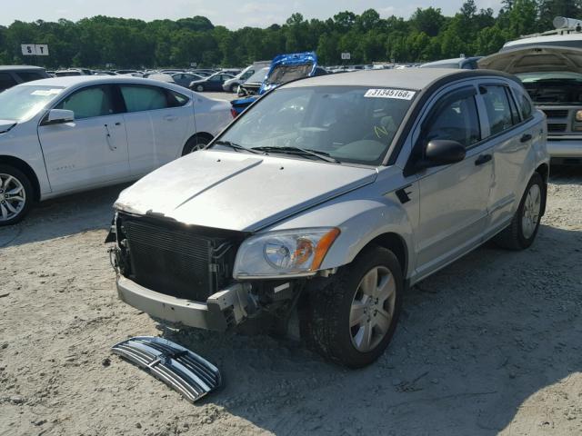 1B3HB48B77D554120 - 2007 DODGE CALIBER SX SILVER photo 2