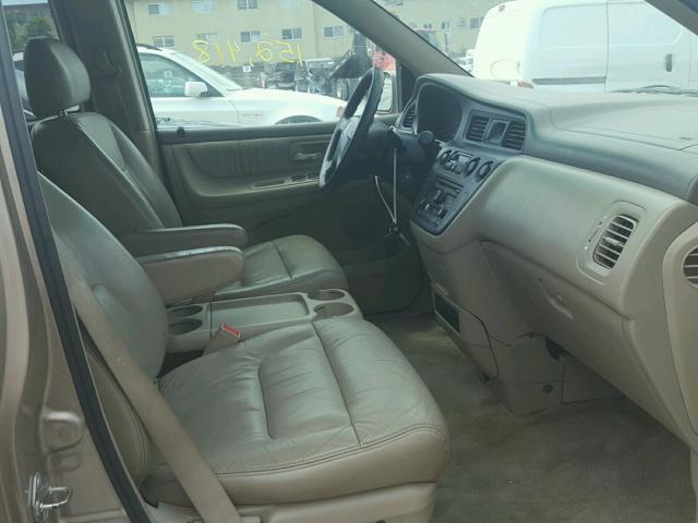 5FNRL180X3B052928 - 2003 HONDA ODYSSEY EX ოქროსფერი ფოტო 5