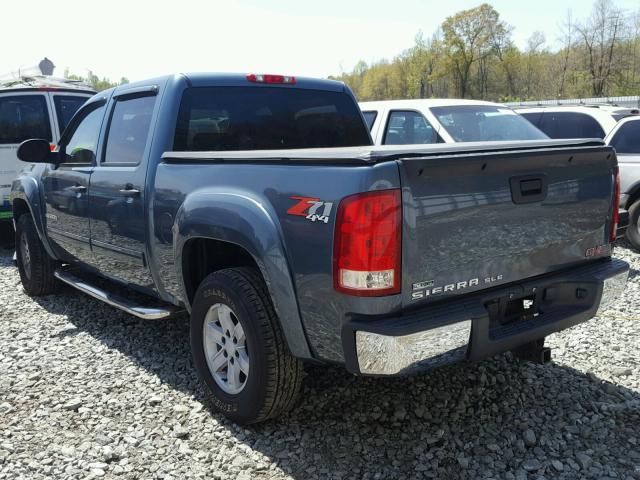 3GTRKVE37AG112485 - 2010 GMC SIERRA K15 BLUE photo 3