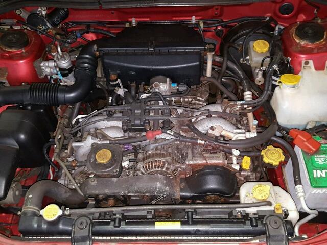 JF1SF65632H718787 - 2002 SUBARU FORESTER S RED photo 7
