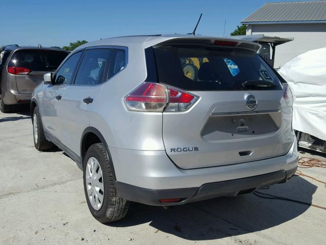 5N1AT2MV0GC734283 - 2016 NISSAN ROGUE S SILVER photo 3