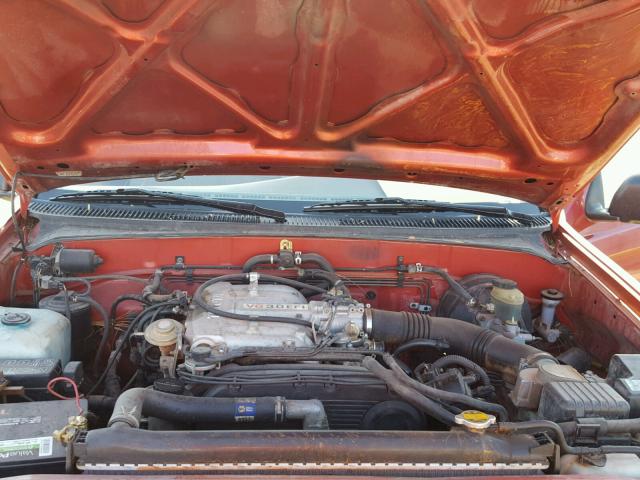JT4VD20A0R0014895 - 1994 TOYOTA T100 DX RED photo 7