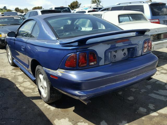 1FALP42X9VF111568 - 1997 FORD MUSTANG GT BLUE photo 3