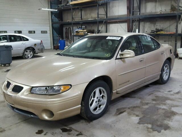 1G2WP52K22F207690 - 2002 PONTIAC GRAND PRIX ოქროსფერი ფოტო 2