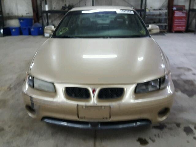 1G2WP52K22F207690 - 2002 PONTIAC GRAND PRIX ოქროსფერი ფოტო 9