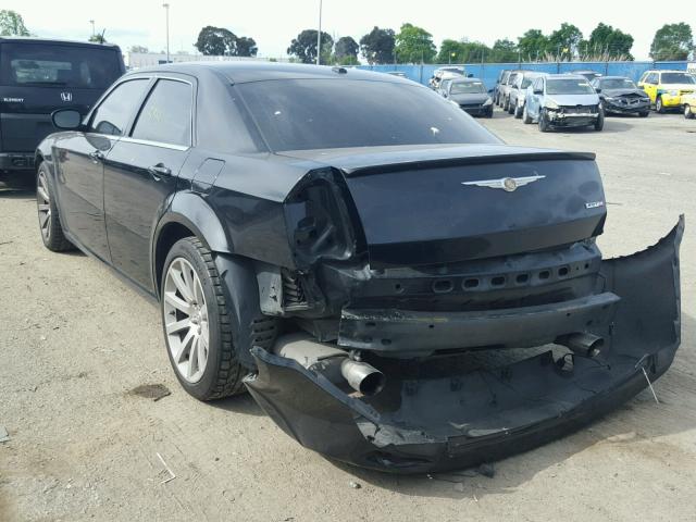 2C3LA73W77H630045 - 2007 CHRYSLER 300C SRT-8 BLACK photo 3