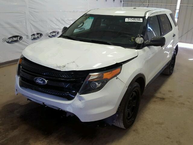 1FM5K8AR6FGB61203 - 2015 FORD EXPLORER P WHITE photo 2