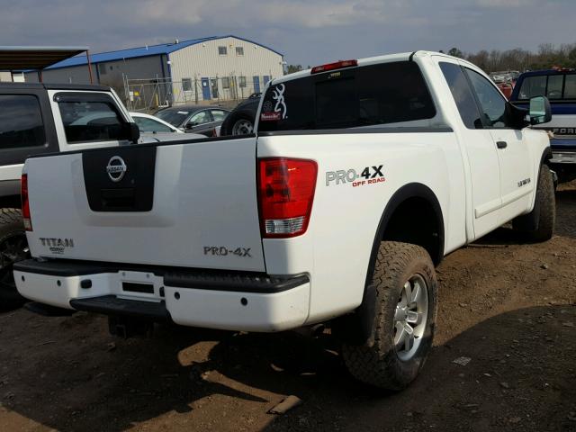 1N6AA0CC3CN316388 - 2012 NISSAN TITAN S WHITE photo 4