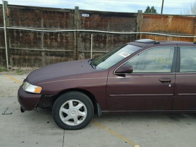 1N4DL01D9WC213701 - 1998 NISSAN ALTIMA XE MAROON photo 9