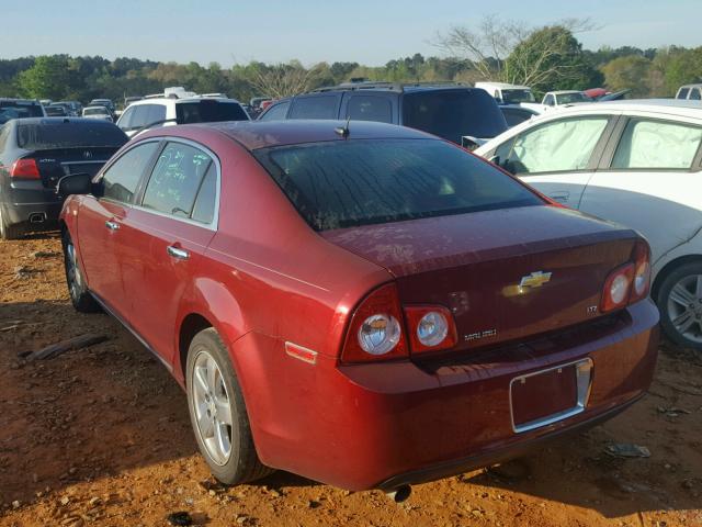 1G1ZK57B18F264738 - 2008 CHEVROLET MALIBU LTZ MAROON photo 3