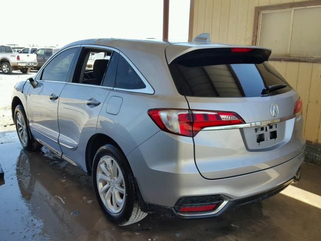 5J8TB3H5XHL008708 - 2017 ACURA RDX TECHNO SILVER photo 3