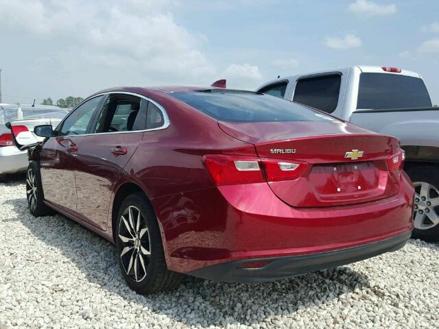 1G1ZE5ST8HF287280 - 2017 CHEVROLET MALIBU LT BURGUNDY photo 3