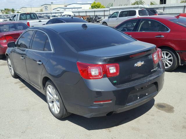 1G11H5SL3EF206640 - 2014 CHEVROLET MALIBU LTZ 灰色 照片 3