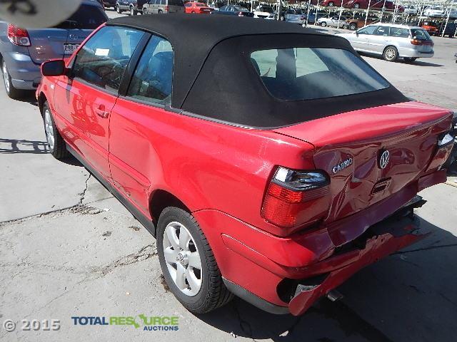 3VWDC21V72M808437 - 2002 VOLKSWAGEN CABRIO GLX RED photo 4
