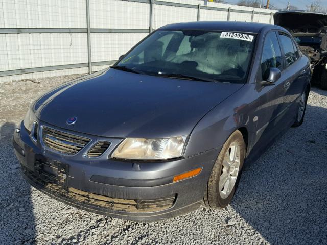 YS3FD49Y871015535 - 2007 SAAB 9-3 2.0T GRAY photo 2