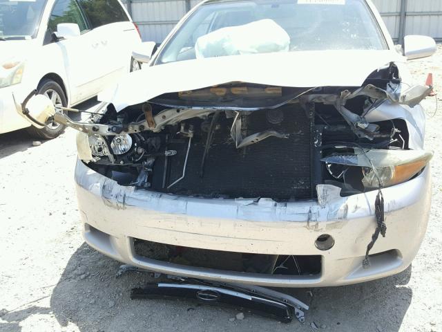 JTKDE177950056305 - 2005 TOYOTA SCION TC 银色 照片 9